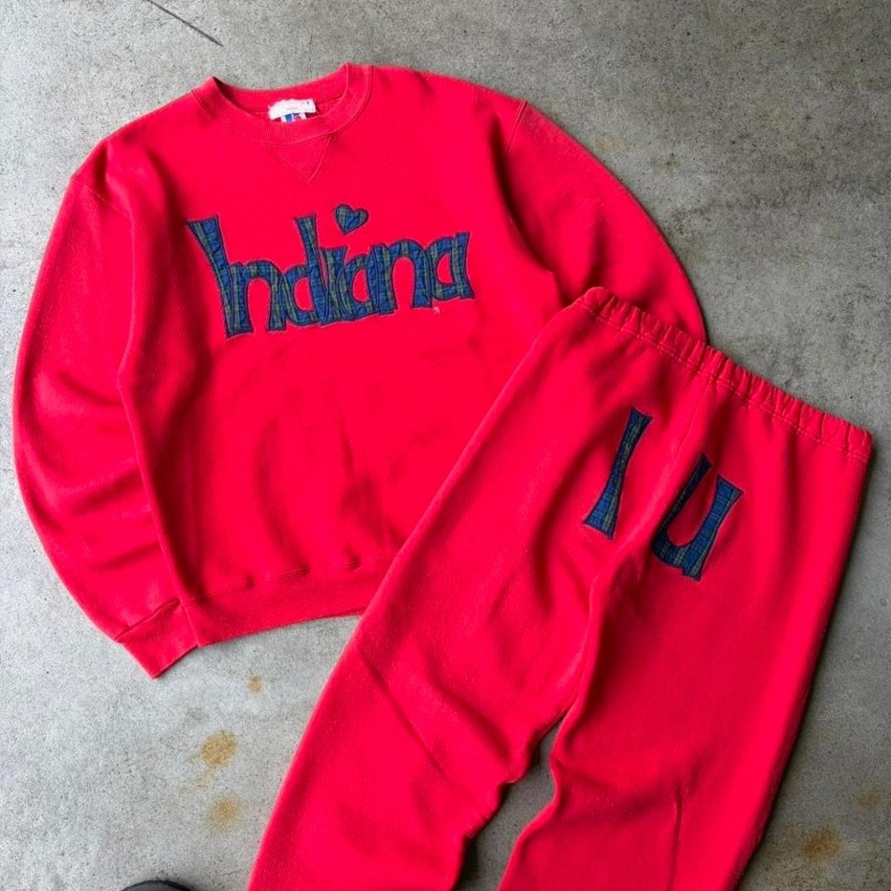 90s russell indiana sweat suit - Picture 2 of 5